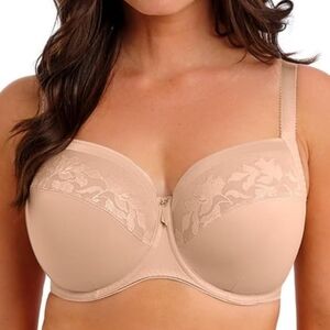 Fantasie Side Support Beige Underwire Unpadded Unlined Bra FL2982 36J Lingerie